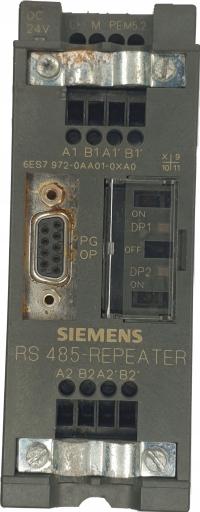 SIEMENS SIMATIC RS 485-REPEATER 1P 6ES7 972-0AA01-0XA0 E-Stand: 8 na szynę