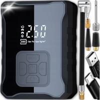 ЭЛЕКТРИЧЕСКИЙ ВЕЛОСИПЕДНЫЙ НАСОС ДЛЯ ВЕЛОСИПЕДА, АВТОМОБИЛЬНЫЙ КОМПРЕССОР, МОЩНЫЙ 90 ВТ