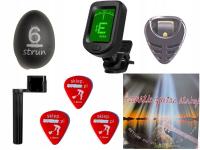 Струны Для Акустической Гитары, Металлическая Рукоятка, Тюнер, Тюнер, 3 Кубика, Бесплатная Доставка