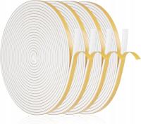 CAREHABI SAMOPRZYLEPNA USZCZELKA DO DRZWI 6 MM X 3 MM TAŚMA USZCZELNIAJĄCA