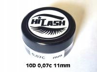 HITLASH wachlarzyki 10w1 kępki rzęs 10D 0,07C 11mm