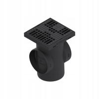 Wpust ogrodowy plastikowy Vodaland z rusztem i dnem