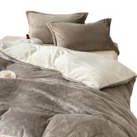 KOMPLET POŚCIELI POLAROWEJ PLUSZOWEJ 200x220 + 2x 70x80 WELUR CIEPŁA MIĘKKA