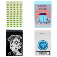 SILIKONOWE ETUI NA PAPIEROSY PAPIEROŚNICA - MIX WZORÓW 10 LOSOWYCH SZTUK