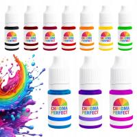 Набор жидких пищевых красителей 10 цветов 100 мл