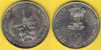 (17) Indie 10 Rupees 1976 r. FAO