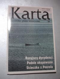 Karta. Niezależne pismo historyczne nr 16/1995