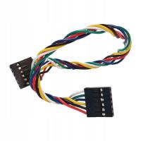 Przewód Połączeniowy DuPont 6 PIN Żeńsko-Żeński 2.54 mm 20cm do Elektroniki