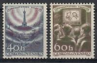 Czechosłowacja 1957 Mi 1044-1045 Czyste **