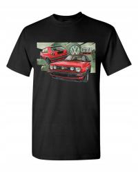 T-SHIRT MĘSKA KOSZULKA NA PREZENT VOLKSWAGEN VW GOLF 2 GTI ROZMIAR L