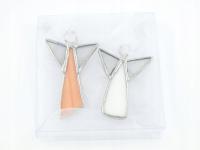 Aniołki witrażowe 2 szt - zestaw 10S