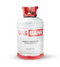 Butla gazowa z lekkiej stali na Gaz propan butan 11kg GasBank DUPLEX LS