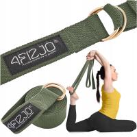 PASEK DO JOGI ROZCIĄGANIA YOGA BELT TAŚMA MATERIAŁOWA DO STRETCHINGU 3 m