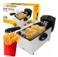 Frytkownica tradycyjna Esperanza 3 l 2000 W regulacja temperatury