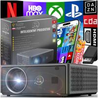 Projektor LED Heelly projektor rzutnik Heelly Android 13 TV WiFi LED szary