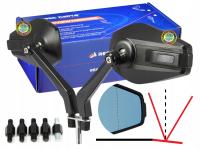 Зеркала мотоцикла CNC универсальные черные / слепые зоны / винты M8 M10