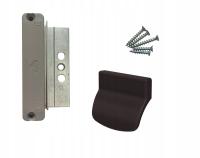 ROTO ZATRZASK MAGNETYCZNY NA RUCHOMY SŁUPEK POCHWYT KOMPLETNY RAL 8019