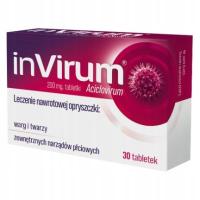 inVirum 200 мг, 30 таблеток герпес Heviran