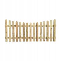 Вогнутая деревянная загородка 180КС80/68 загородки ШТАХЕТА перголы