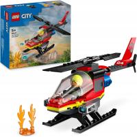 LEGO City 60411 Strażacki helikopter ratunkowy Zestaw LEGO KLOCKI LEGO