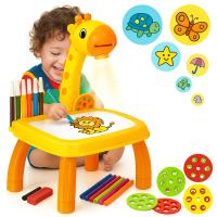 PROJEKTOR TABLICA RZUTNIK DO RYSOWANIA ŻYRAFA KREATYWNA TABLICA ŚCIERALNA