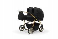 Коляска для Близнецов-Duet Lux Gold 3in1-32 цвета, автокресла с ISOFIX