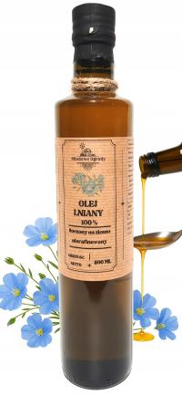 Льняное масло 500 мл свежее холодное прессованное производитель