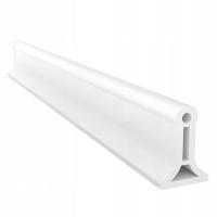 Próg prysznicowy Bariera zapory wodnej utrzymuje wodę wewnątrz osłony zlewu biały