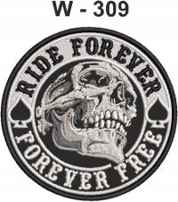 Мотоцикл череп патч череп