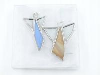 Aniołki witrażowe 2 szt - zestaw 1S