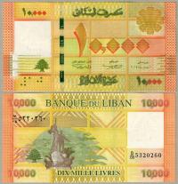 Liban 10000 Livres 2014 P-92 UNC