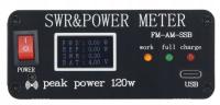 SWR-50 reflektometr 1.8-50MHz miernik SWR PWR 120W