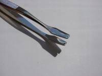 Пинцет филателистический пинцет 12 см (изогнутая лопатка)