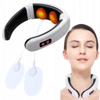 Masażer elektrostymulator TENS EMS mięśni nerwów szyi karku barki 2w1