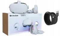 Gogle VR Meta Oculus Quest 2 256GB + 2 kontrolery Quest Touch + Kabel 5M