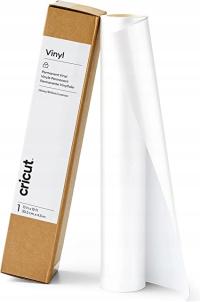 Cricut - Vinyl Permanent Glossy - Biały - 30,5 cm x 4,6 m