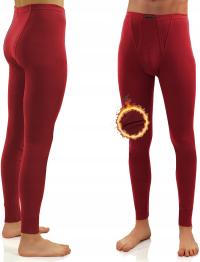 Sesto Senso Męskie kalesony 2 sztuki 100% Bawełny Bordo