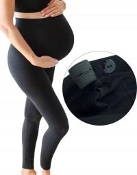 Леггинсы для беременных гетры без пуговиц регулировка M L XL
