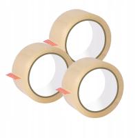 Taśma Pakowa Bezbarwna NN 48/60 Klejąca Transparent Mocna 3pak