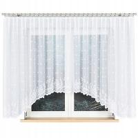 Firanka gotowa żakardowa z podcięciem na dole - 400x150 cm - KAROLINA