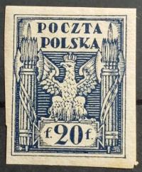 POLSKA Fi 89 A * 1919 wydanie markowe