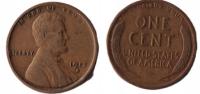 1 cent USA (1927) - Abraham Lincoln Wheat Penny Mennica San Francisco