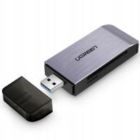 UGREEN ADAPTER CZYTNIK KART SD MICRO SD CF MS NA USB TRANSFER DO 5Gbps
