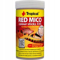 TROPICAL RED MICO COLOUR STICKS XXS 250ml/125g Wybarwiający pokarm dla ryb