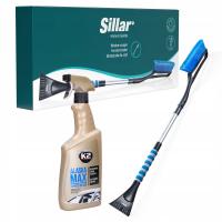 Skrobaczka do szyb Sillar SIL105 + Odmrażacz do szyb Atomizer 700ml