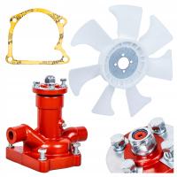 Pompa wody C-360 Ursus THM komplet z piastą uszczelką śrubami + wentylator