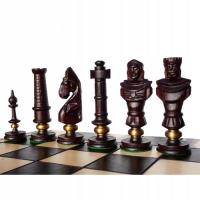 Деревянные шахматы, вырезанные в вставке 65x65