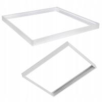 Ramka do Paneli LED Natynkowa Zatrzaskowa 60x60cm Aluminiowa Biała Ecolight