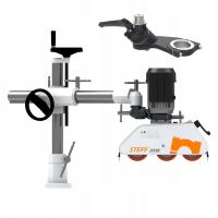 Posuw czołg mechaniczny 3 rolkowy statyw przegub 360 stopni uchwyt statywem