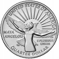 25 c Kobiety USA Maya Angelou Quarter 2022 P nr 1